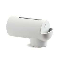 Munchkin® Soft Spot™ Bath Spout Cover for Baby, Bathtub Guard with Built-in Bubble Bath Dispenser, Silicone, Grey