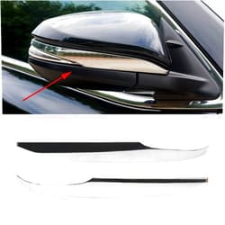 Senzeal ABS Chrome Side Rearview Mirror Trim Cover for Toyota Highlander 2014 2015 2016 2017 2018 2019 2PCS
