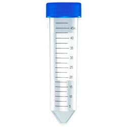 United Scientific™ 50mL Centrifuge Tubes, Pack of 50 – Sterile, Conical Polypropylene Tubes with Leak-Proof Screw Caps, Plastic Containers with Black Graduations & White Writing Space