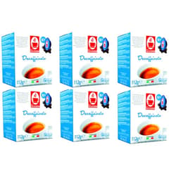 Caffè Tiziano Bonini Bonini Decaf Coffee Pods Compatible with Lavazza A Modo Mio Coffee Machines. Pack of 6 (Total 96 Pods)