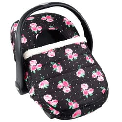 The Peanutshell Car Seat Cover - Protective Covers for Baby Girl, Easy to Clean Accessories, Weather-Resistant Infant Winter Car Seat for Baby Carseat - Floral Rose