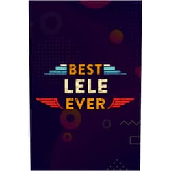 By Aneurin Aguirre (Author) Christmas Journal & Planner - Womens Best Lele Ever Gift Art: Lele, Lined writing notebook journal for christmas lists, planning, menus, gifts, and more,Daily