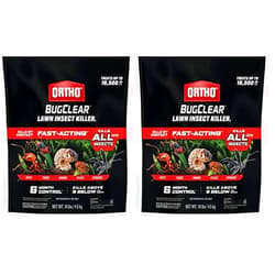 Ortho BugClear Lawn Insect Killer1: Treats up to 16,500 sq. ft., Protect Your Yard & Garden Against Ants, Spiders, Ticks, Armyworms, Fleas & Grubs, 10 lbs. (Pack of 2)