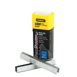 Bostitch Office Stanley TRA708T Sharpshooter Heavy-Duty Tacker Staples, 1/2-Inch Leg Length, 1000/Box