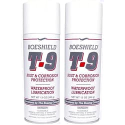 BOESHIELD T-9 Rust & Corrosion Protection/Inhibitor and Waterproof Lubrication, 12 oz. (Тwo Рack)