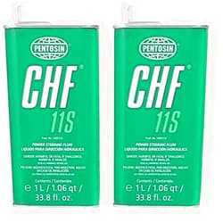 CRP Automotive Pentosin 1405116 CHF 11S Long-Life Synthetic Hydraulic Fluid for Audi, Bentley, BMW, Chrysler, Dodge, Jeep, Mercedes-Benz, Mini, Porsche, Saab, Volkswagen, Volvo, and More; 1 Liter (Pack of 2)