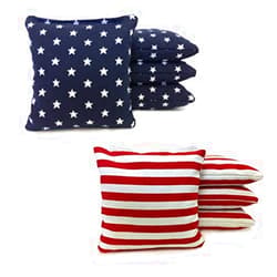 Johnson Enterprises, LLC 8 Standard Corn Filled Regulation Duck Cloth Cornhole Bags