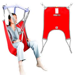 EZ Assistive Patient Lift Divided Leg Sling with Lower Back, Hoyer Lift Sling for Transfer and Positioning and Lifting, 500lb Weight Capacity (Medium-Pack of 1 pc)