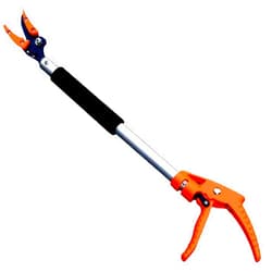 BAHNXKO Cut and Hold Pruning Trimmer,Long Handle Fruit Picker, Branches Bypass Lopper, Long Reach Pole Saw Tree Pruner ​for Getting Apple Oranges Citrus Pear Peach Grape,0.8m