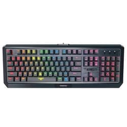 GAMDIAS Hermes P3 RGB Gaming Keyboard Low Profile Mechanical Switch with blue switch, N-key rollover (Hermes P3)