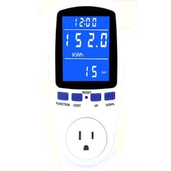 MECHEER Upgraded Watt Power Meter Plug Home Electrical Usage Monitor Consumption, Energy Voltage Amps Kill Tester with Backlight, Overload Protection, 7 Modes Display