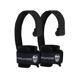 Gymreapers Weight Lifting Straps With Dowel - Wrist Straps for Weightlifting - Workout Deadlift Wrist Weights - Reinforced Stitching & Padded Fit Gym Accessories for Strength & Gym Hand Grip