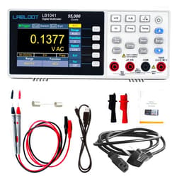 Labloot LB1041 Bench Digital Multimeter 55000 Counts DC/AC Voltmeter Ammeter HZ Temp Diode Continuity Tester Desktop Multimeters