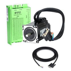 RTELLIGENT Nema 23 Stepper Closed Loop Servo Motor and Driver Kit 2 Phase 1.3NM 4.0A Position Encoder with 30cm Cable + Encoder extension cable