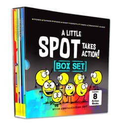 Diane Alber A Little SPOT Takes Action! 8 Book Box Set (Books 9-16: Kindness, Responsibility, Patience, Respect, Honesty, Organization, Diversity, & Safety)