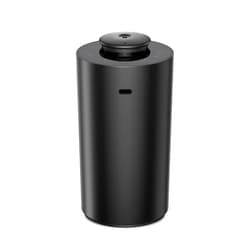Airversa Waterless Essential Oil Diffuser for Home Aromatherapy Scent Diffusers with 3 Timer Settings or Timer-Off, 3 Mist Levels for Car Room Studio Office, ANX Premium Metal Black