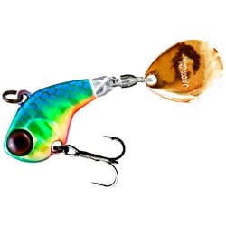 Jackall Deracoup Tail Spinner - HL Lime Gold, 1/2 oz