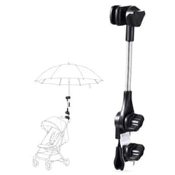 Generic Universal Umbrella Holder for Chair, 360° Adjustable Umbrella Clamp Mount for Stroller, Beach Chair, Wheelchair & Golf Cart - Tool-Free Installation for Sun & Rain Protection
