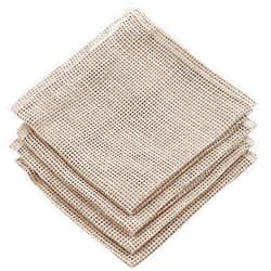 Thing Stories Linen Exfoliating Washcloth for Face - 4-Pack - 100% Flax Linen Washcloths - 12x12-inch Small Exfoliating Towel - Linen Face Towel Wash Cloth