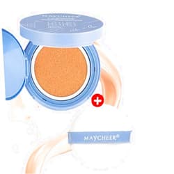 LAMUSELAND Air Cushion BB Cream Foundation with SPF 50, 3 Shades Tinted Moisturizing Waterproof Long-lasting Nude Natural Concealer, Oil Control BB Cream Makeup (Beige, 1)