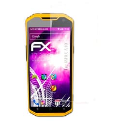 AtFoliX Plastic Glass Protective Film compatible with MFOX A10 Glass Protector, 9H Hybrid-Glass FX Glass Screen Protector of plastic