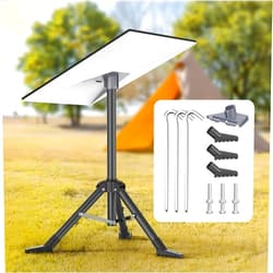 Hugener Starlink Gen 3/ Starlink Mini Tripod Stand with Pipe Adapter, Outdoor Portable Starlink Mounting Kit for Camping and RV Travel