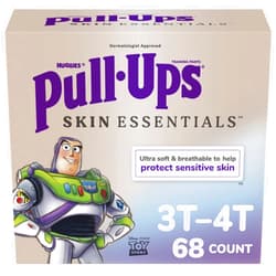 Pull-Ups Boys' Skin Essentials Potty Training Pants, Training Underwear, 3T-4T (32-40 lbs), 68 Ct