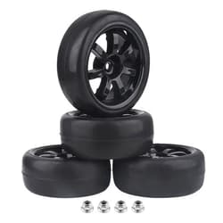 AllinRC PreGlued 12mm Hex Wheel Rims & OD 2.56