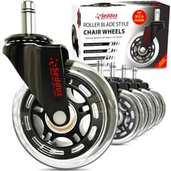 Seddox Ideas for Your Home Office Chair Wheels Replacement Set 10mm (3/8