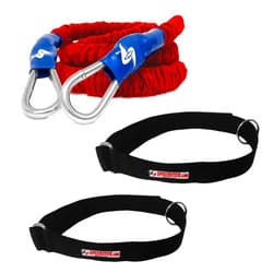 SPEEDSTER Leap Frog Athletic Speed Trainer-Train 2 Athletes at a time for Increased Speed, Jump and Agility- Includes 2 Basic Belts and Rocket Bungee
