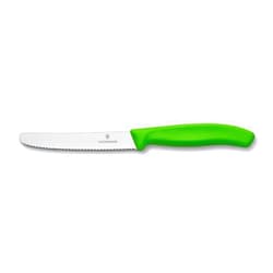 Victorinox Swiss Classic 4-1/2-Inch Utility Knife with Round Tip, Green Handle