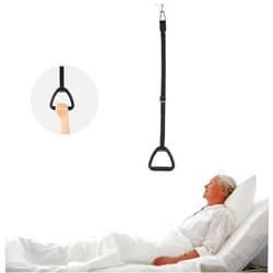 Siktorrwd Bed Trapeze for Elderly, Ceiling Mounted Trapeze for Bed Mobility Transfer, Stand Ladder Bed Helper for Disabled, Elderly, Suitable for Hospital, Bedroom Bed Mobile Pull Up Aid