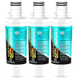 ICEPURE PRO ADQ74793501 NSF/ANSI 401 Certified Replacement LT1000P Kenmore Elite 46 9980, ADQ747935 LT1000PC LT1000 ADQ74793502 LMXS28626S LFXS26973S Refrigerator Water Filter, 3 PACK