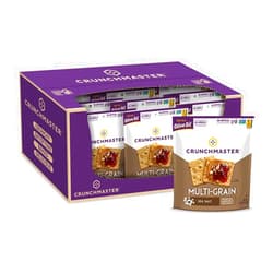 Crunchmaster Multi Grain Gluten Free Sea Salt, 4 Ounce Bags, (Pack of 12)