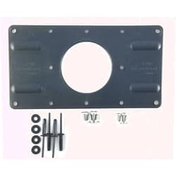 PAW International 200mm x 100mm Polymer RV TV Adapter KIT | with Tri-Fold Rivets, Washers, and TV Screws | can use with PAW Polymer or Steel TV Bracket (Sold Separately)