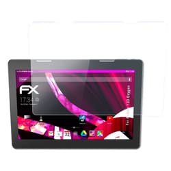 AtFoliX Plastic Glass Protective Film compatible with Archos 133 Oxygen Glass Protector, 9H Hybrid-Glass FX Glass Screen Protector of plastic