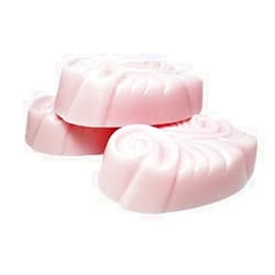 De'esse Boutique 3 Pc Soaps Gift Boxed Set Carnation Scent - Oval Swirl Design Shea Butter Goat Milk Soap