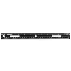 Westcott Wescott Kleenearth Recycled Double Beveled Plastic Ruler, 12
