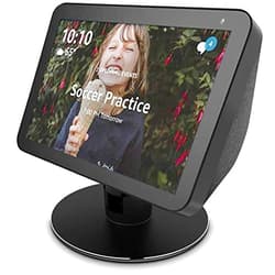 ATOPHK Adjustable Stand only for Echo Show 8 / Echo Show 8 (2nd Gen), Tilt + Swivel Stand，Aluminum Stand with 8 Magnets Black