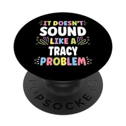 Retro Gift For Women Gift For TRACY TRACY Personalized Women's Gift Custom TRACY PopSockets Adhesive PopGrip