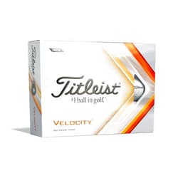 Titleist Velocity Golf Balls, White (one Dozen)