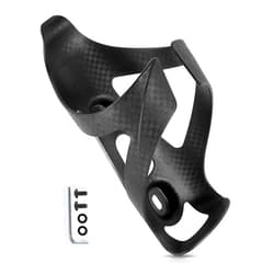 HUALONG Bike Water Bottle Holder Plastic Carbon Fiber Water Bottle Cage Cages for Road Bikes Mountain Bicycle Water Bottle Cage Drink Cup Holder, 2 Pack - Black