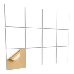 SHJADE 12 Pieces Square Sound Absorbing Panels Self-Adhesive, 12