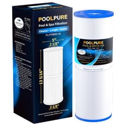 POOLPURE PLFPRB50-IN Spa Filter Replaces Pleatco PRB50-IN, PRB50IN, Unicel C-4950, Filbur FC-2390, Jacuzzi J210/J220/J235/J245/J275, Guardian 413-212-02, 373045, 5X13 Drop in Hot Tub Filter, 1 Pack