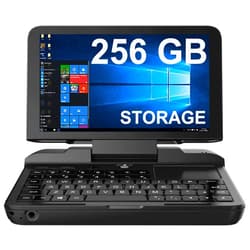 LANRUO GPD Micro PC [256GB M.2 SSD Version] 6 Inches Mini Industry Laptop [Latest HW Update CPU Celeron Processor N4120] Portable Laptop Computer Notebook OS Win 10 Pro,Ubuntu Mate 18.10,8GB RAM