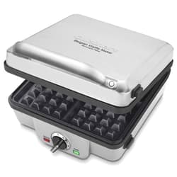 Cuisinart WAF-300P1 Belgian Waffle Maker with Pancake Plates, Brushed Stainless