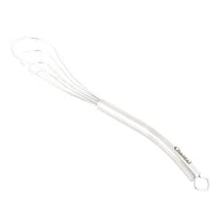 Chantal Flat Whisk Utensil, Small, 11 inch, Polished Stainless Steel