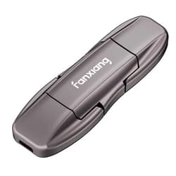 fanxiang Flash Drive 1TB, USB 3.2 Gen2 Up to 1050MB/s, USB Drive, USB A + Type C External Portable SSD for iPhone 15/Pro/Android Phone/Windows/MacPC/Laptops, FF952