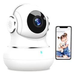 litokam Security Camera Indoor 2K, 360 Pan/Tilt Cameras for Home Security with Motion Detection, Baby Monitor Camera for Pet/Dog with Night Vision, WiFi Camera with App & 2-Way Audio (Only 2.4GHz