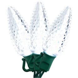W WINTHORPE PRODUCTS FOR THE PLANET Winthorpe Cool White Christmas Lights Large Strawberry Shaped C9 Waterproof Outdoor Indoor LED. Connect up to 90 Strings Together.